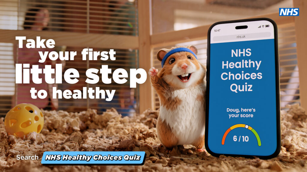 take your first little step to a healthier life - take the NHS choices quiz